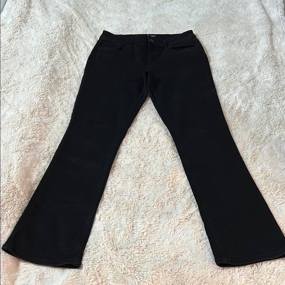 Maurices Black Flare Wide Leg Jeans